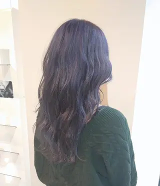 ロング カラー iss所属・メンズ/パーマ特化 /波巻き/林洋平のヘアスタイル