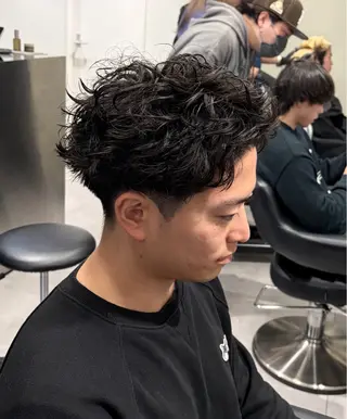 パーマ メンズ 🐺ウルフ /メンズ専門/そらのヘアスタイル