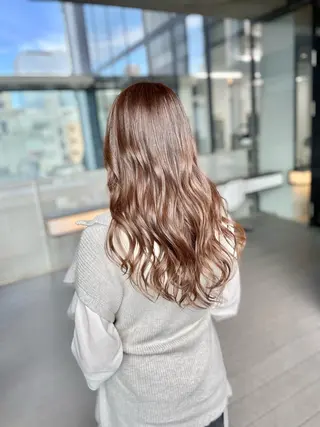 セミロング カラー 今井 勝也のヘアスタイル