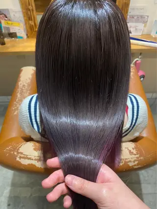 セミロング カラー レイヤー×髪質改善 マネージャー安藤光司のヘアスタイル