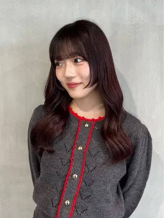 ロング カラー hashimoto kaedeのヘアスタイル