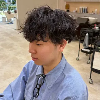 ショート メンズ 柔らかいcolor ￤韓国￤🩰マユ🩰のヘアスタイル