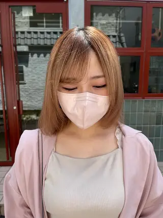 ミディアム カラー SALOWIN新宿三丁目frente所属・髪質改善/艶カラー MISATOのヘアスタイル