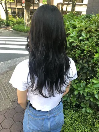 ロング 韓国風ヘア♡ runaのヘアスタイル