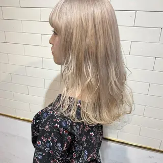 セミロング カラー 🦋レイヤーカット ミドリカワ🦋のヘアスタイル
