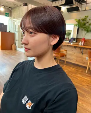 ショート ENIEN MAKE’S 立川所属・ミカ💫/パーマ/ ニュアンスパーマのヘアスタイル