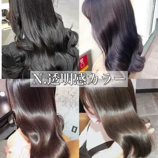 ミディアム カラー ヘアアレンジ ボブ|韓国|美髪矯正 |amika🌙のヘアスタイル