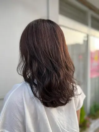 ミディアム 川村 綾のヘアスタイル
