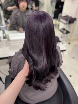 ロング カラー 💙ハイトーン韓国風 色白ヘア💙manaのヘアスタイル