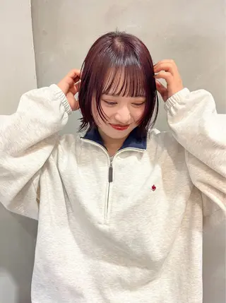 ミディアム Musee plume所属・荻野七菜子 ボブのヘアスタイル