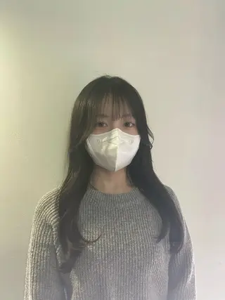 ロング カラー サオリ仙台🩰儚カラ ー/透明感カラーのヘアスタイル