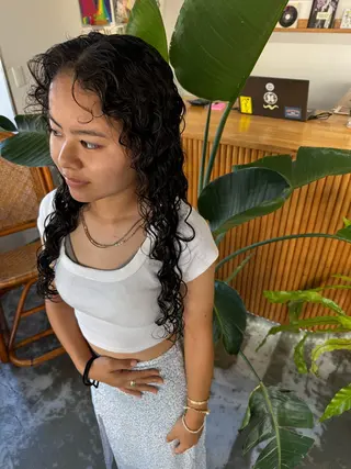 ロング パーマ KOU×北谷× BY MY SIDEのヘアスタイル