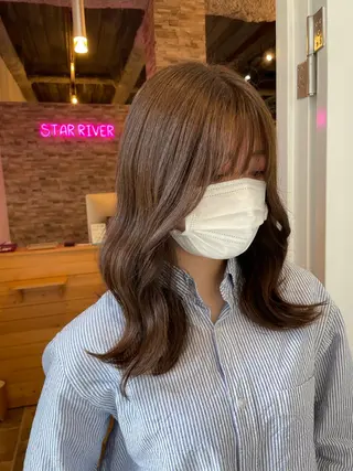 ロング カラー STAR RIVER所属・YUI/ ブリーチカラー🌷のヘアスタイル