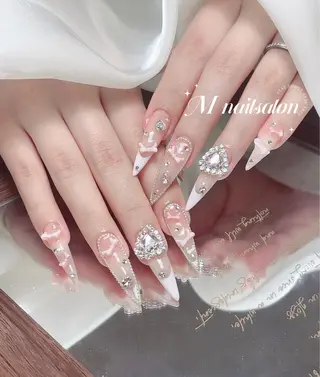 ネイル M🌷nail 長さだし専門店のネイルデザイン