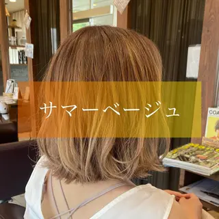 セミロング 加藤 実穂のヘアスタイル