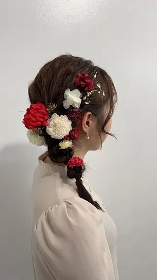 ロング MiRI💜地毛級 エクステ✖似合わせ技のヘアスタイル