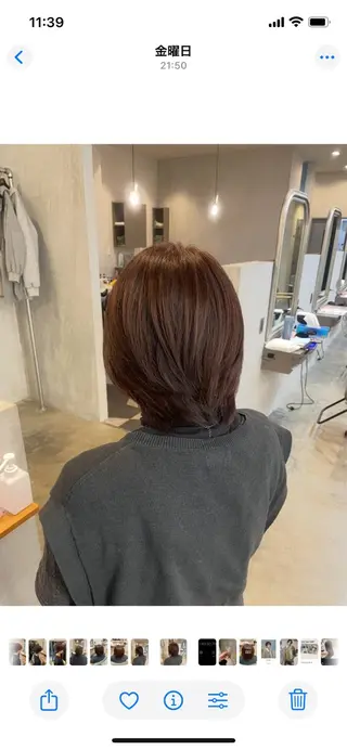 ショート カラー 金木 洸瑠のヘアスタイル