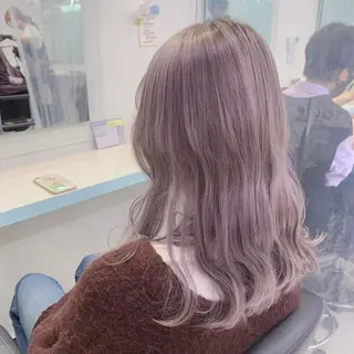 ロング 似合わせハイトーン♡ みつきのヘアスタイル