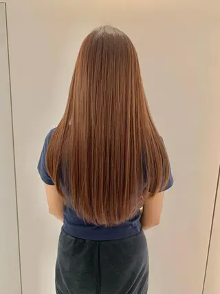 ロング 縮毛矯正 髪質改善　鈴木のヘアスタイル