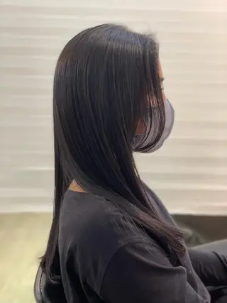 ロング カラー パーマ ヘアアレンジ 一人一人の輝きを 心を込めてのヘアスタイル