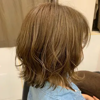 カラー 大人女性ぼかし メンズ強化🦙平作のヘアスタイル