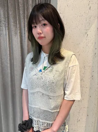 ミディアム カラー mai / linoah˚✧のヘアスタイル