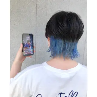 ショート カラー 推しカラー✨ オタク美容師ユウカのヘアスタイル