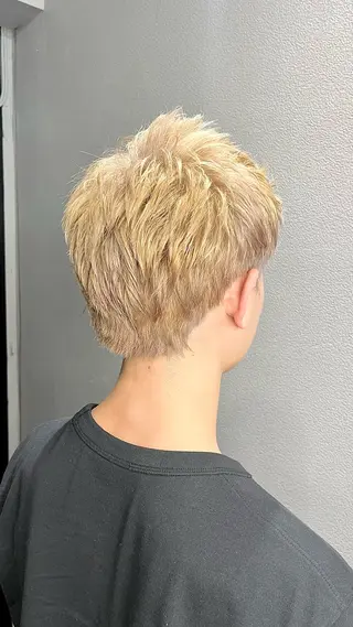 カラー メンズ ブリーチ/髪質改善 Norikaのヘアスタイル