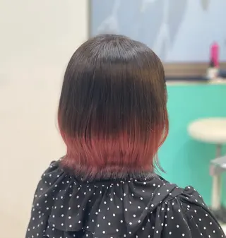 ショート カラー mana/メンズ/ ヘアセット/ブリーチのヘアスタイル