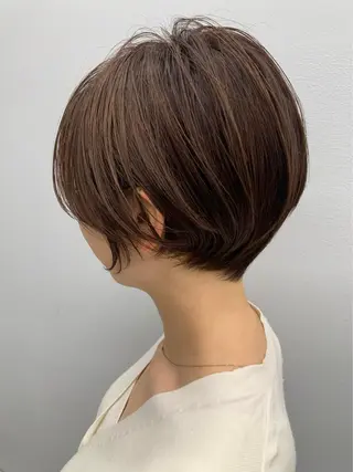 ショート 京都レイヤーカット/ 縮毛矯正/羽柴りくのヘアスタイル