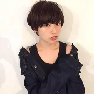 ショート カラー CODE.LINE所属・中川 竜誠のヘアスタイル