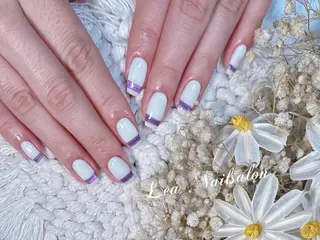 ショート カラー ネイル Lea NAILsalon所属・Le’a NailSalonのネイルデザイン