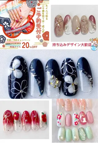 ネイル ラベンダー💖日暮里 ルル💖ネイルのネイルデザイン