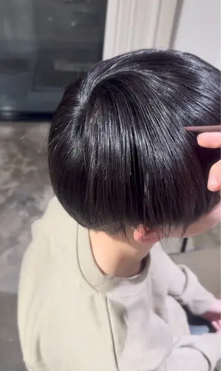 ショート メンズ 🫧ブリーチモデル/ 透明感カラー /みきのヘアスタイル