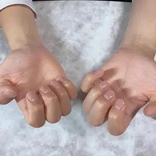 メンズ ネイル マジョリカ ブルーのネイルデザイン