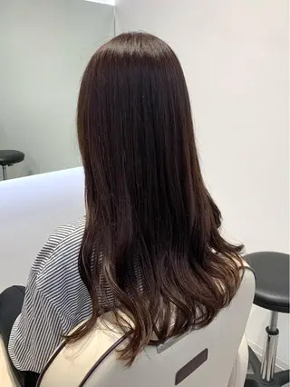 ロング カラー 桃香🍑/縮毛矯正 /ダブルカラーのヘアスタイル