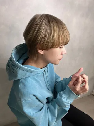 カラー メンズ 大阪韓国メンズ特化 LUNAのヘアスタイル