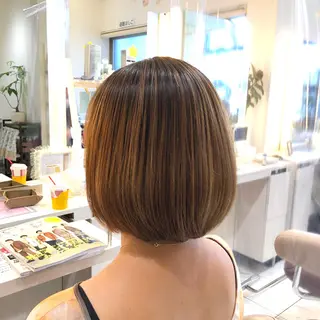 ショート パーマ 安井　昴 💫ブリーチ縮毛矯正のヘアスタイル