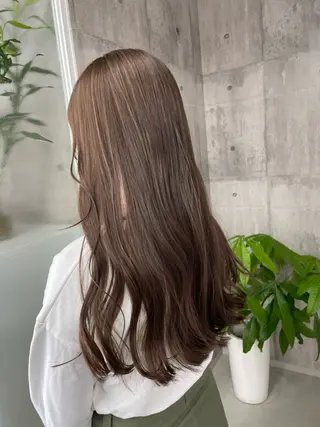 ロング カラー 松村 友里圭のヘアスタイル