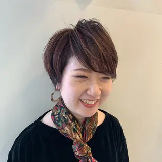 ショート sea's所属・ヒラカホ/矢場町/ ブリーチ/似合わせのヘアスタイル