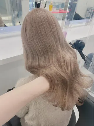 ロング まつパ/ケア ブリーチ/sEnAのヘアスタイル