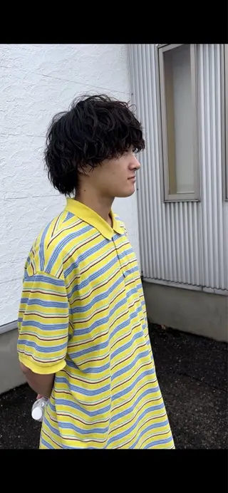 ミディアム パーマ メンズ パーマが得意な【最高 悠斗】のヘアスタイル