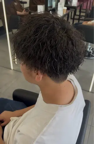 パーマ メンズ 寺島 理菜のヘアスタイル