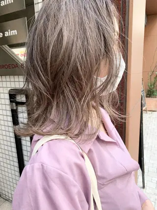 ミディアム カラー ヘアアレンジ 🌿ショート🌿 パーマ🌿淳平のヘアスタイル