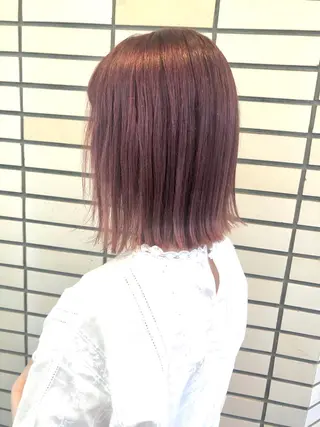 ミディアム カラー 2nd所属・🤍2nd🤍田所 美希のヘアスタイル