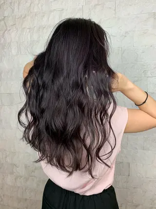 ロング 清水 香理のヘアスタイル