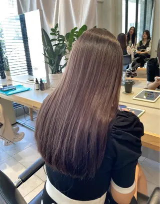 ロング カラー ヘアアレンジ 艶髪/レイヤーカット 🐣misakiのヘアスタイル