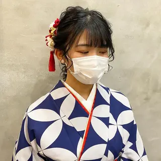 セミロング まつパ・ヘアセット ♡Chinami♡のマツエク・マツパデザイン