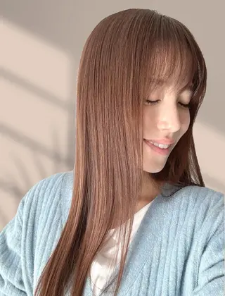 ロング 表参道店大人っぽ ブラウン🪞TOWAのヘアスタイル