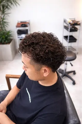 パーマ RIENS Xrea nanamiのヘアスタイル